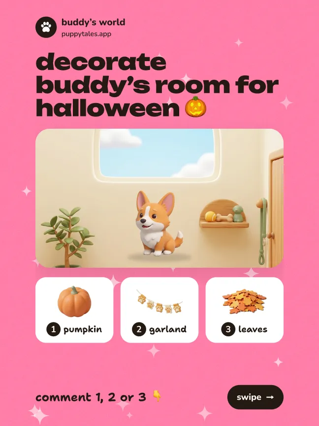 decorate buddy’s room for halloween